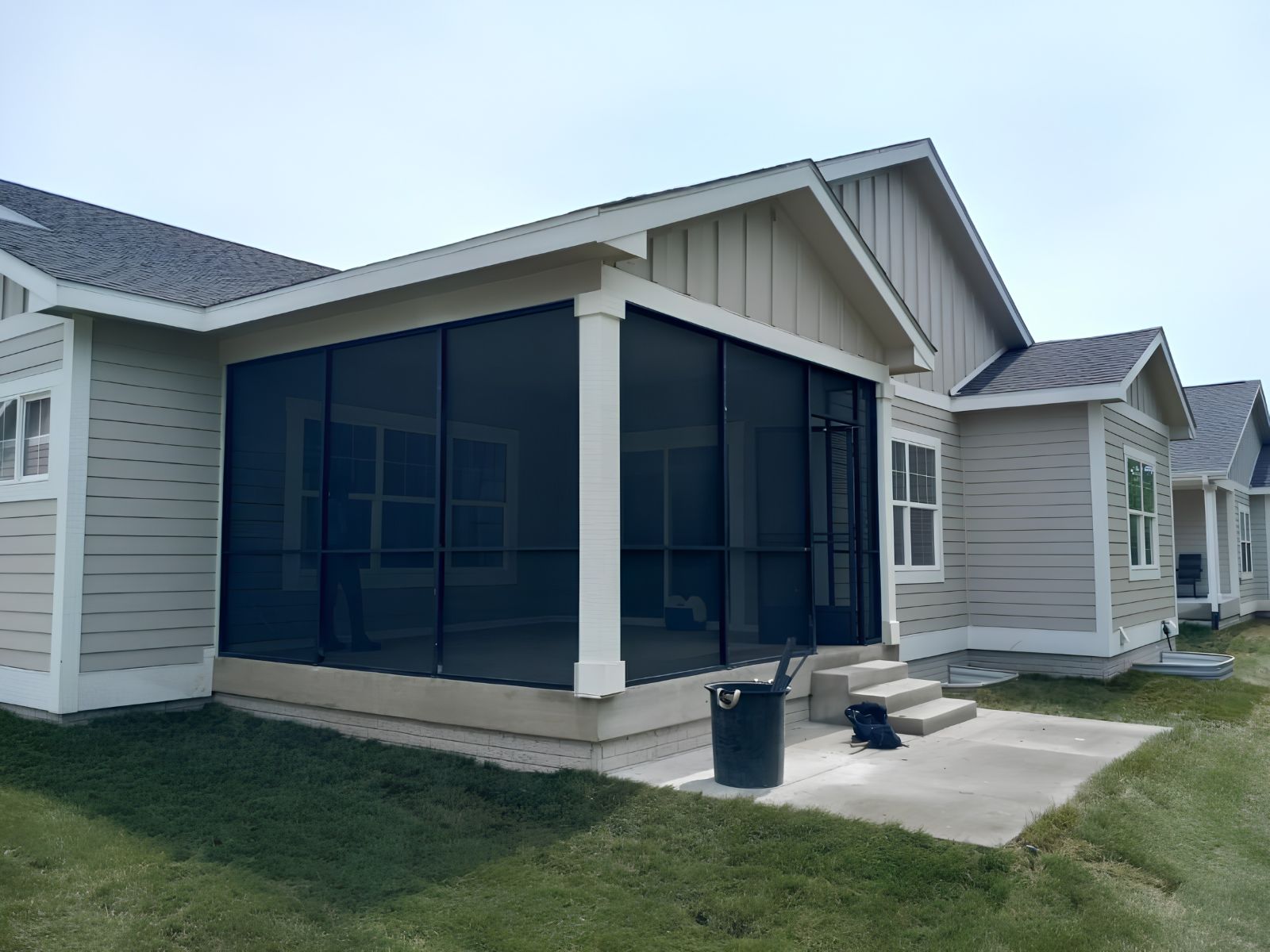 Screen porch for bug-free outdoor living in Ames Iowa