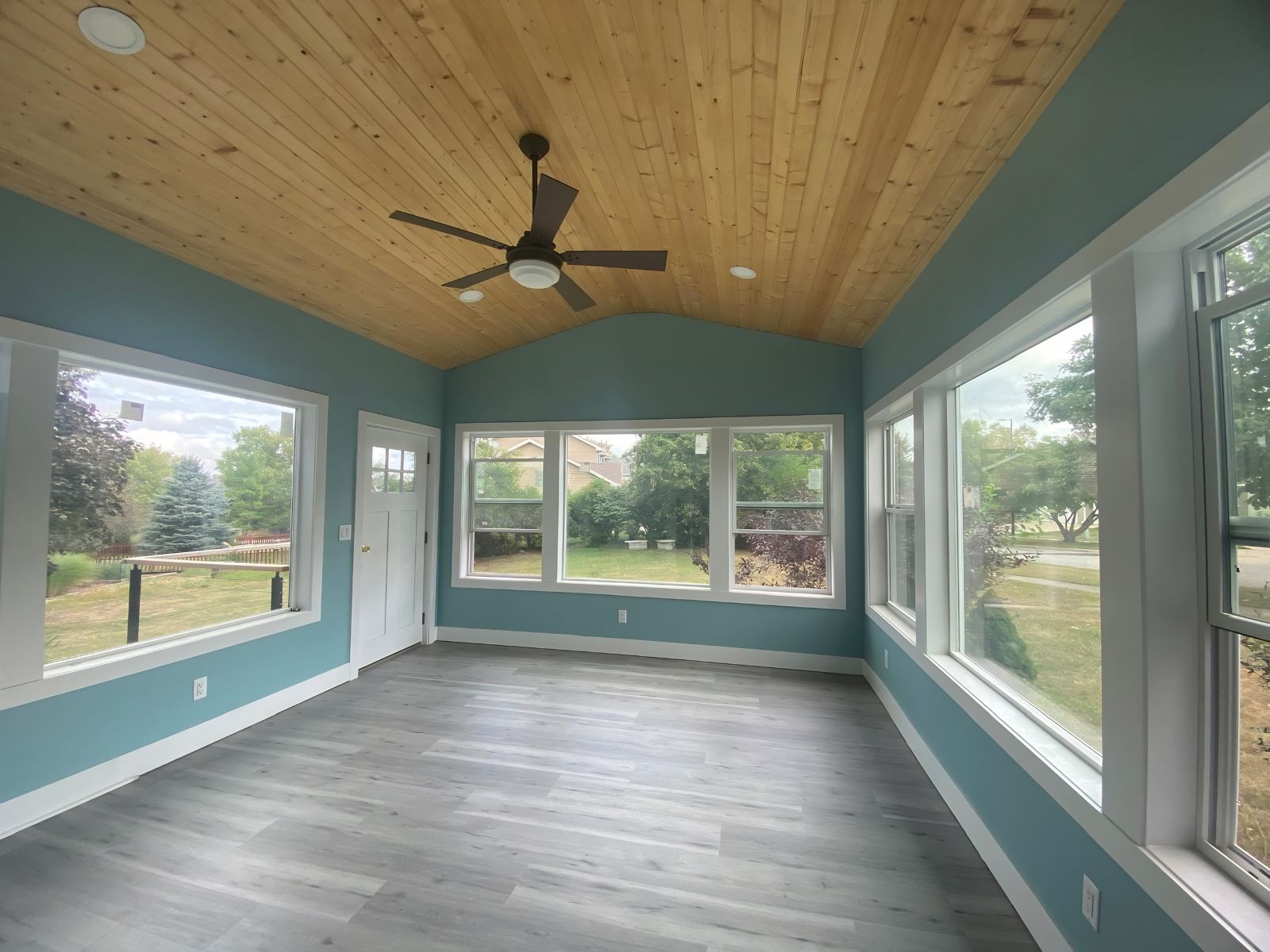 Sunroom addition for bright indoor outdoor space in Ames